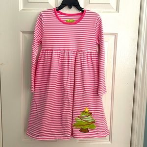 SOLD | Be Mine Size 6 Christmas appliqué dress